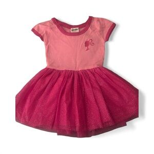 Barbie Pink Glitter Tulle Dress